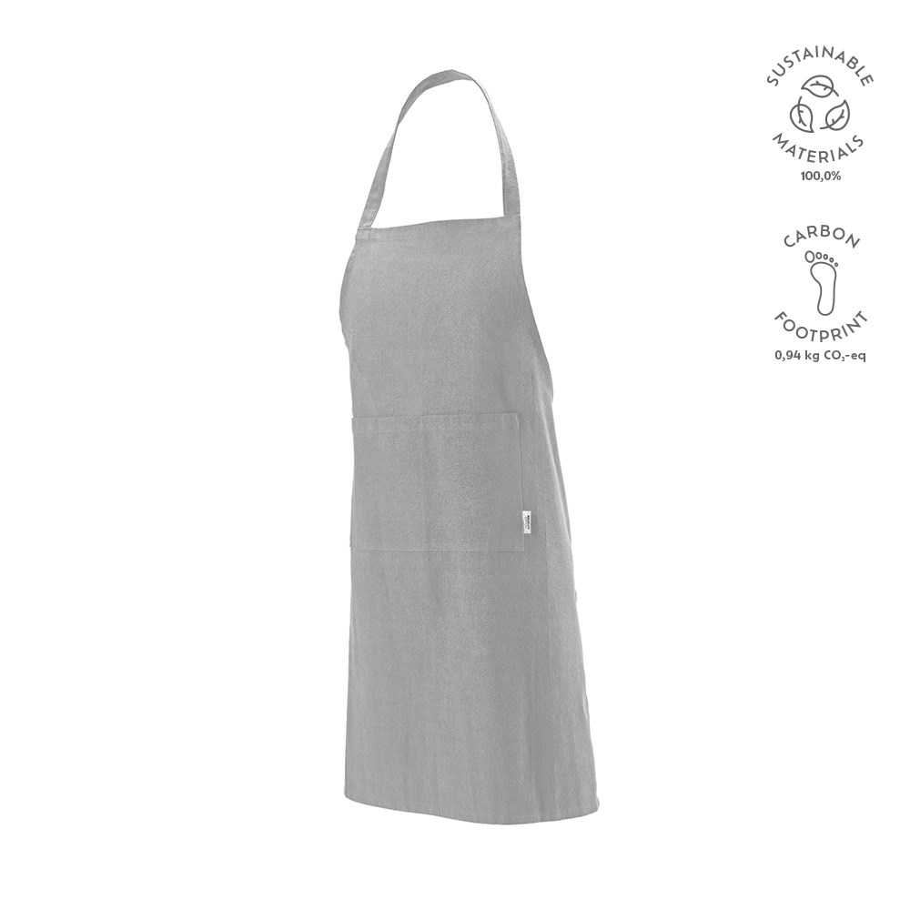 Rubens Schürze aus recy.Baumwolle 180 g/m² - grau