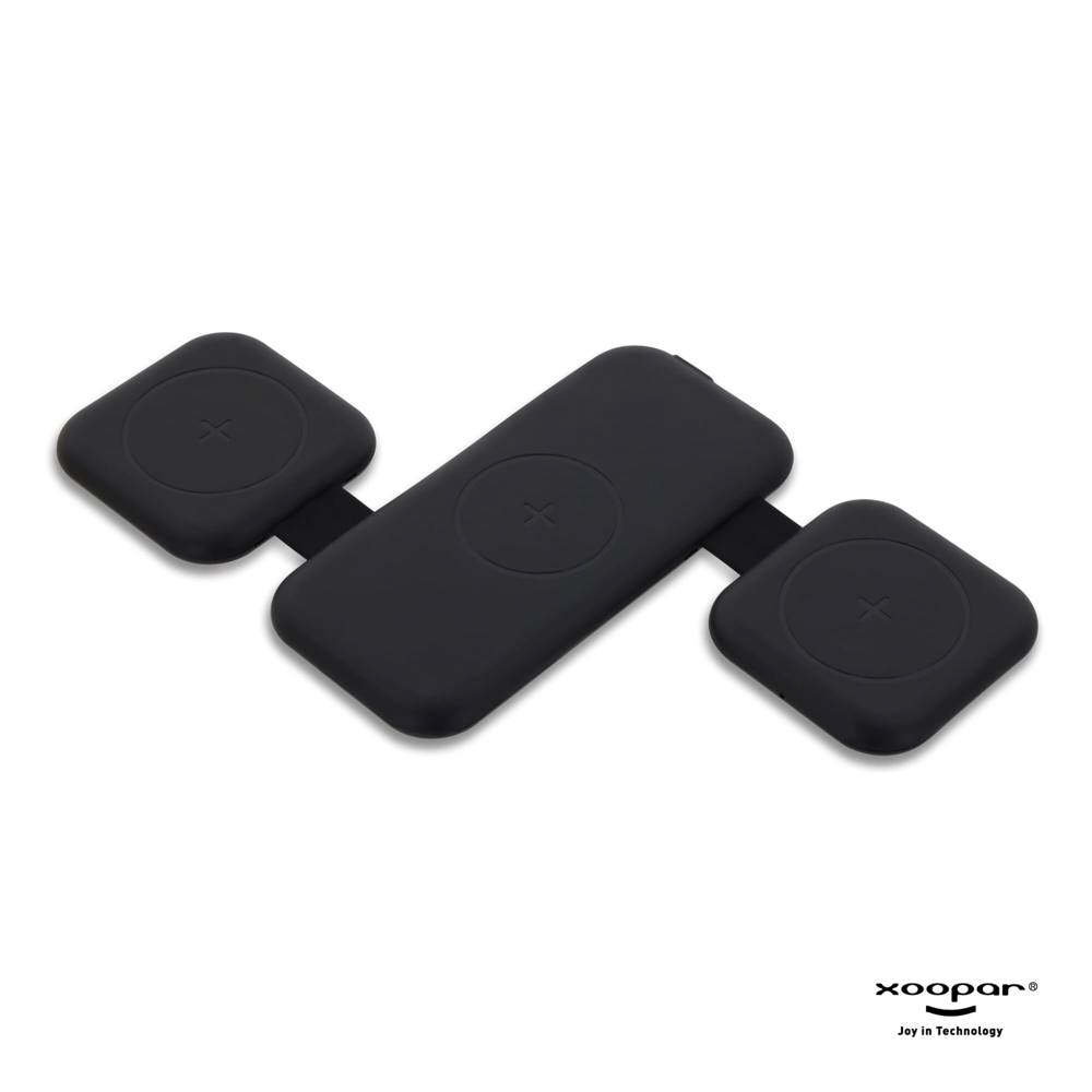 3188 | Xoopar Trafold 3 Wireless charger 15W - Schwarz