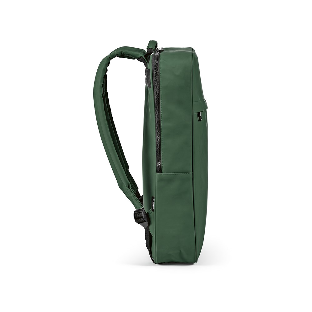 Amsterdam 16L Rucksack aus rPU uns rPET. Laptops bis 17" - Grün