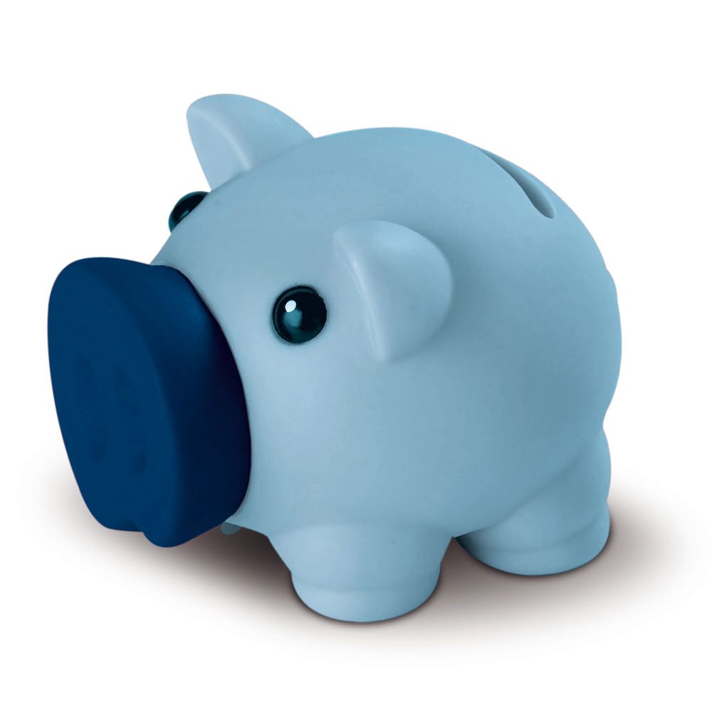 Kleines Sparschwein - Hellblau
