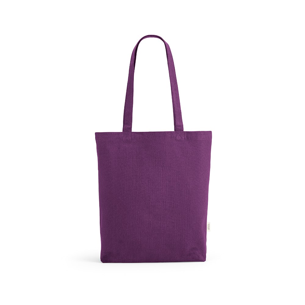 Annapurne Einkaufstasche recy.Baumwolle (180 g/m²). Mit Bodenfalte - Purpur