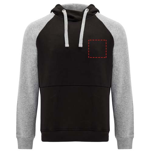Badet 280 g/m² zweifarbiger Kapuzenpullover Unisex