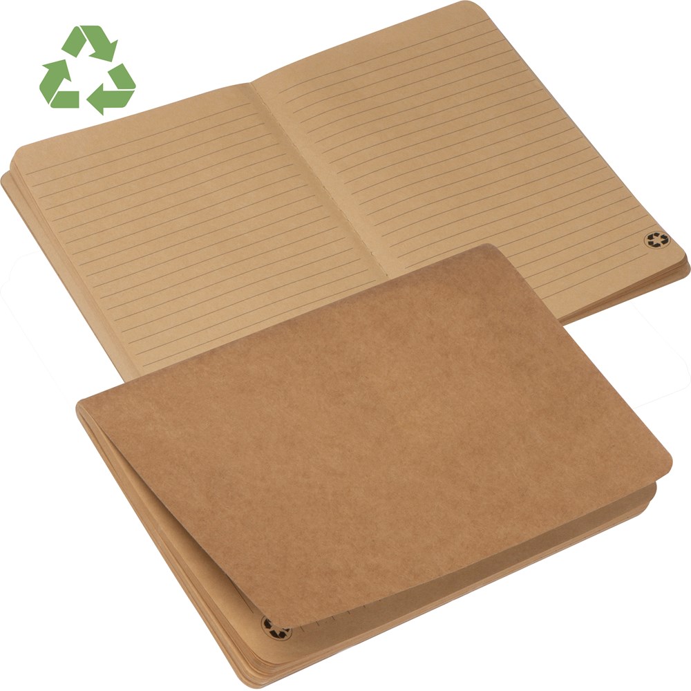 A5 Notizbuch aus Recycling Papier BENEDETTO