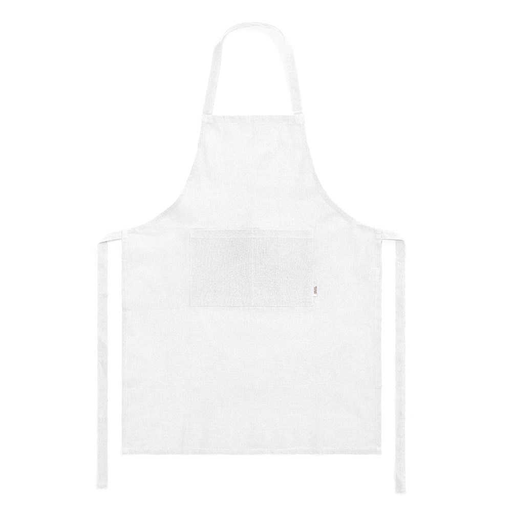 Rubens Schürze aus recy.Baumwolle 180 g/m² - Weiß