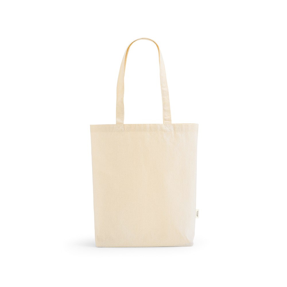Annapurne Einkaufstasche recy.Baumwolle (180 g/m²). Mit Bodenfalte - Natur