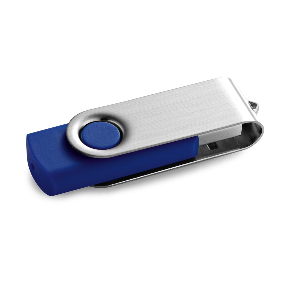 CLAUDIUS 16GB. USB-Stick mit Metallclip 16 GB - Königsblau