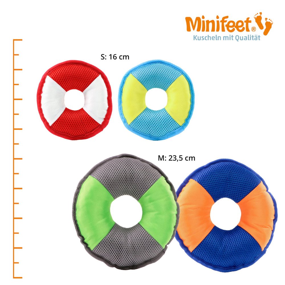 Hundespielzeug Flying Disc, gelb/blau, S