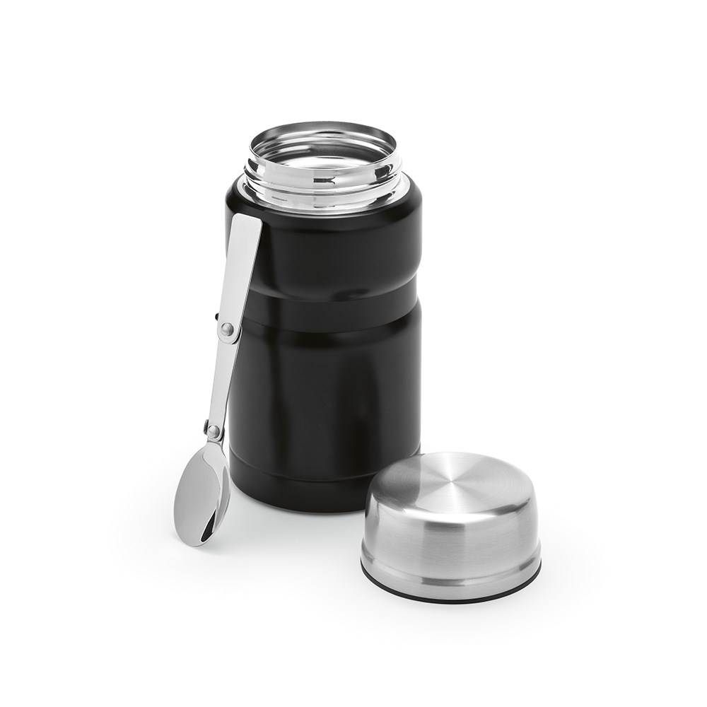 Dali 800 Thermobehälter recy.Edelstahl, 810 ml. Doppelwandig - Schwarz