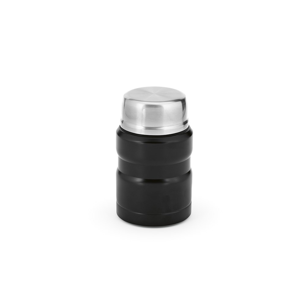 Dali 550 Thermobehälter recy.Edelstahl, 570 ml. Doppelwandig - Schwarz