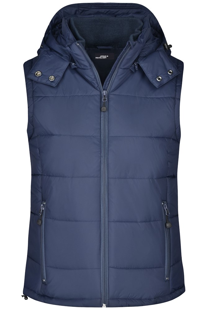 Ladies' Padded Vest - Navy (ca. Pantone 5395C)