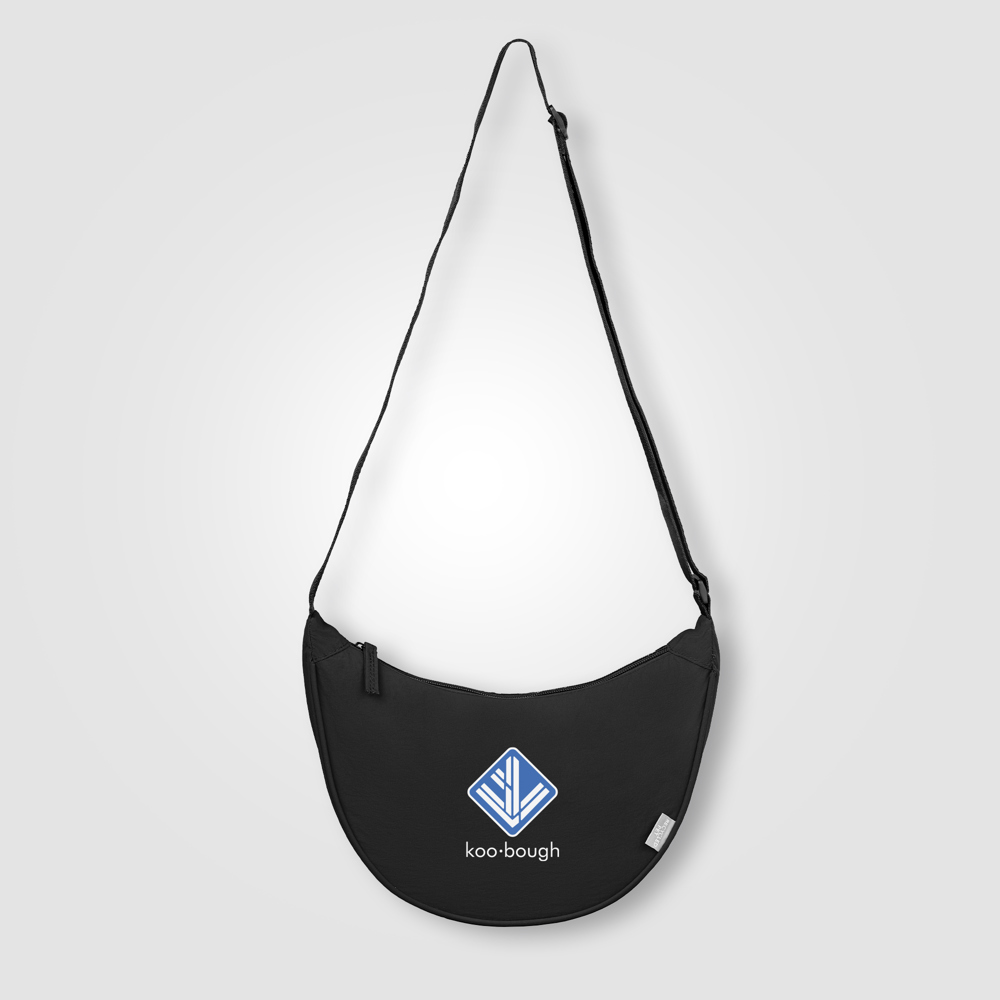 Lucca – Verstellbare Umhängetasche aus rPET-Nylon – 4.5 L - Schwarz (#2D2926)