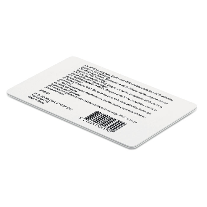 BLOCKING - RFID Sperrkarte