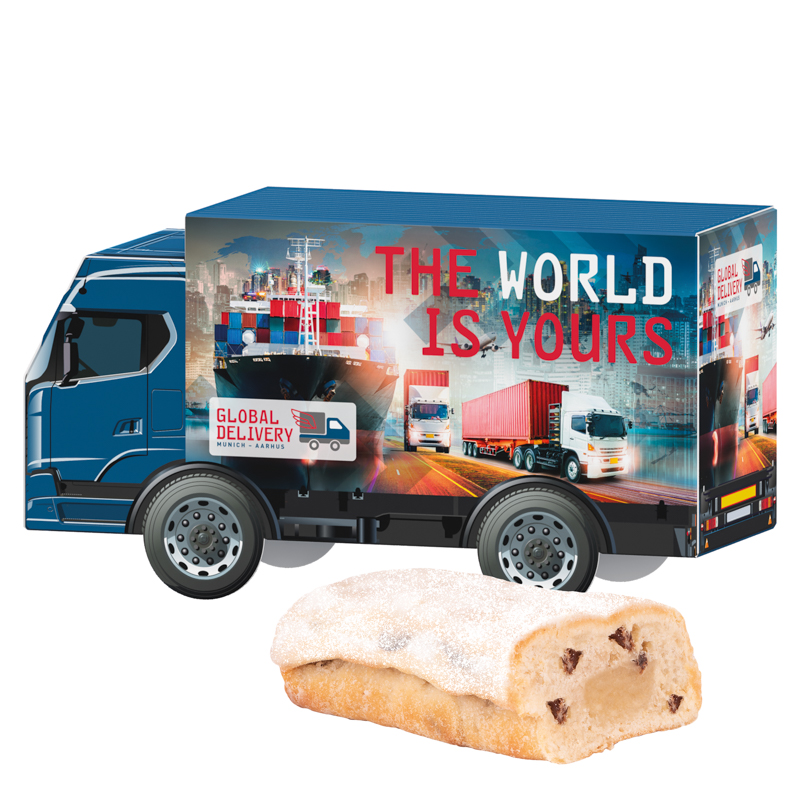 3D Präsent LKW Weihnachten
