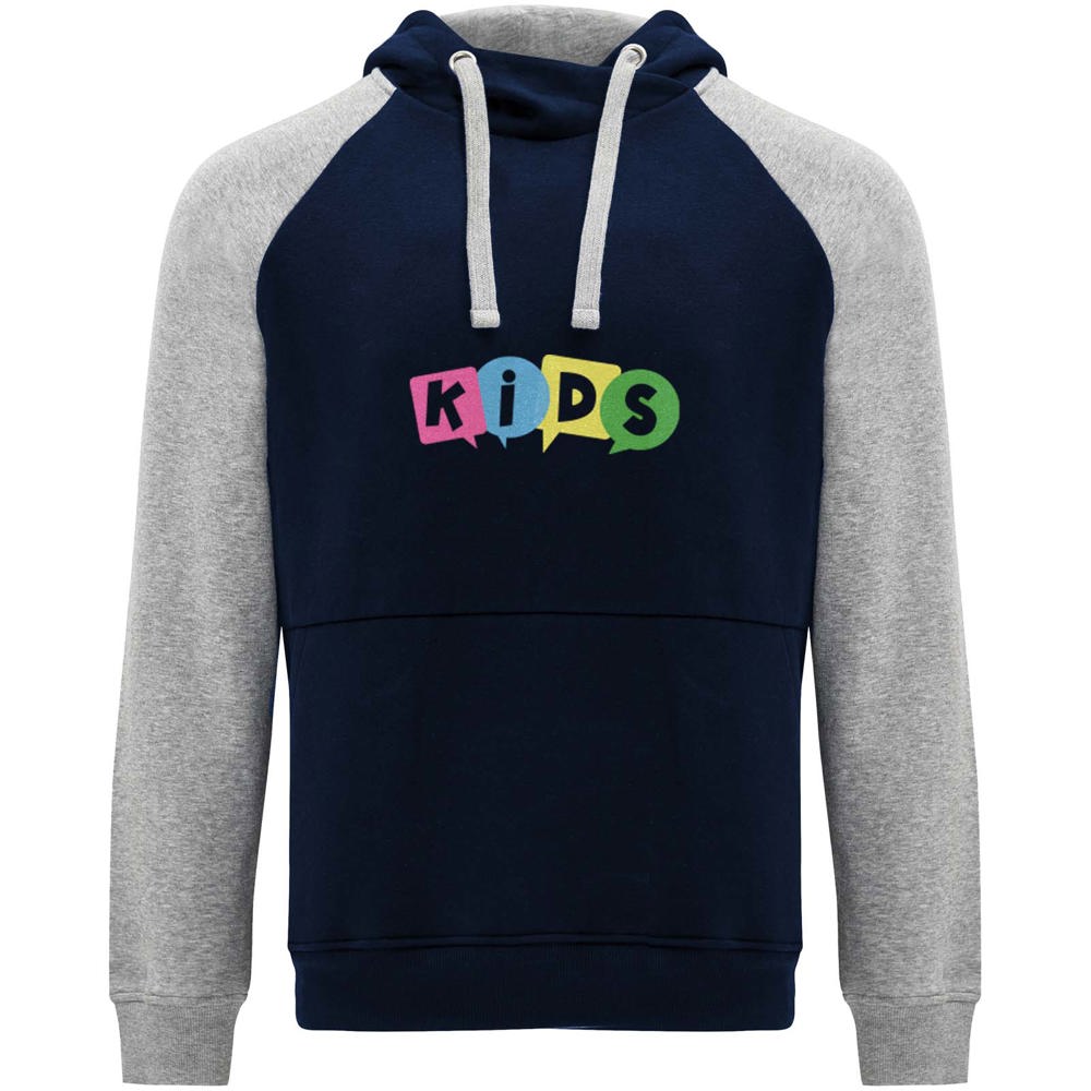 Badet 280 g/m² zweifarbiger Kapuzenpullover für Kinder