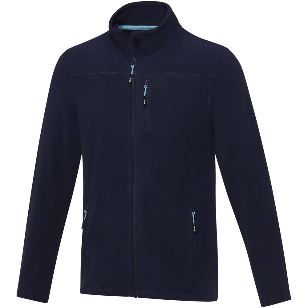 Amber GRS recycelte Fleecejacke für Herren - Navy
