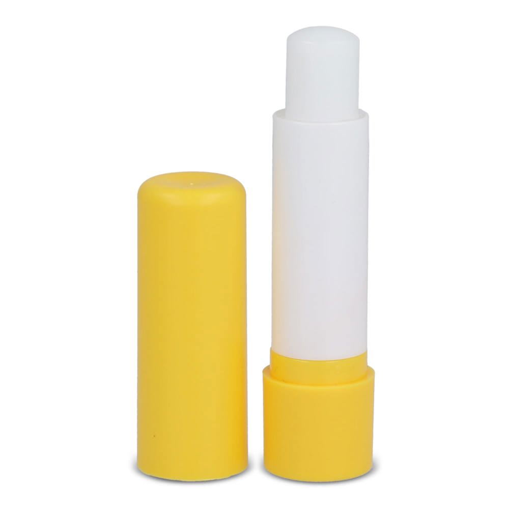 Klassischer Lippenpflegestift aus recycelten Materialien - Gelb