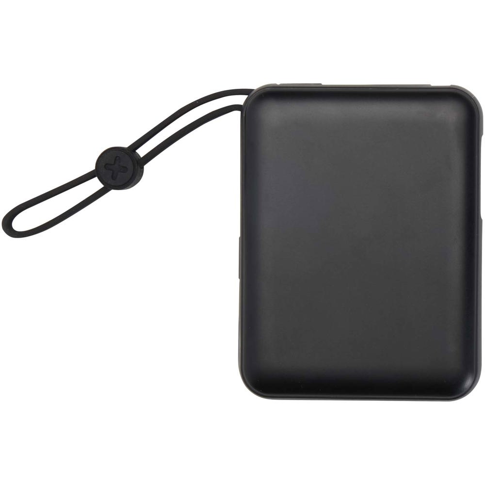 Acrux 35 W 10.000 mAh Tablet Powerbank mit integriertem Typ-C-Kabel aus recyceltem Kunststoff