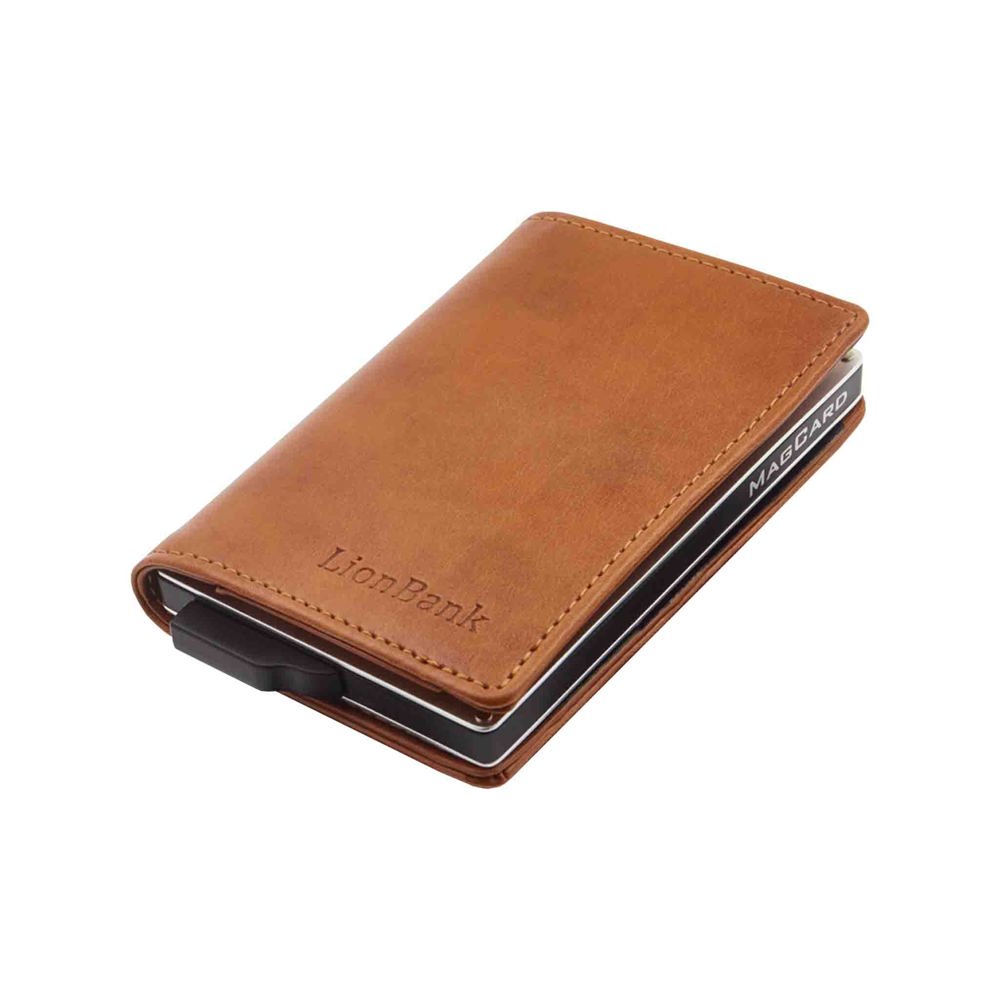 MagCard RFID EC-/Kreditkartenetui - braun