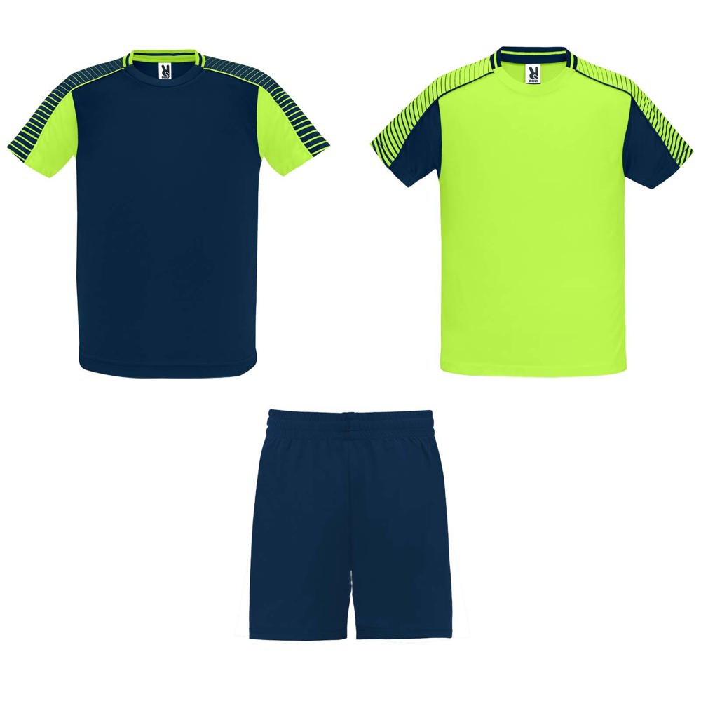 Juve 140 g/m² Sport-Set für Kinder - fluorgrün, marineblau