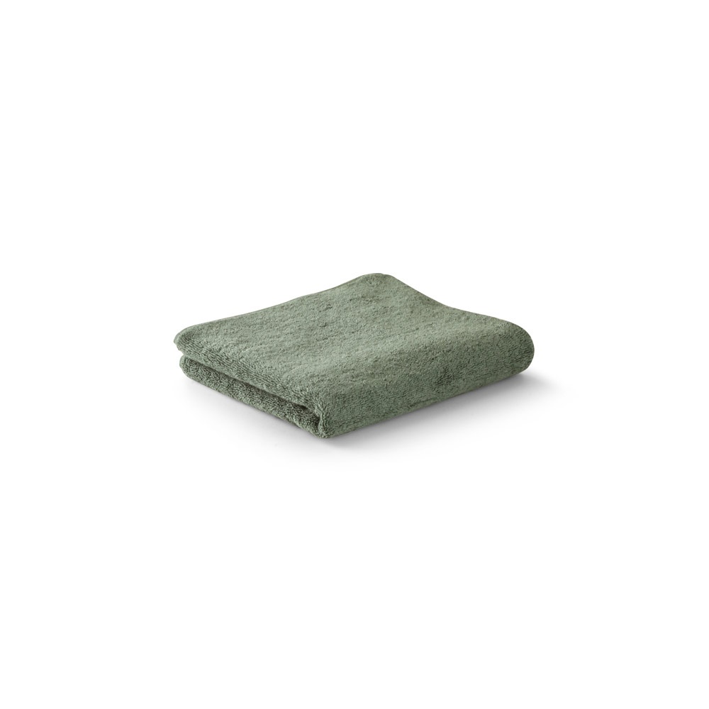 BARDEM M. Gesichtshandtuch (500 g/m²) aus Baumwolle (82%) und recycelter Baumwolle (18%) - Dunkelgrün