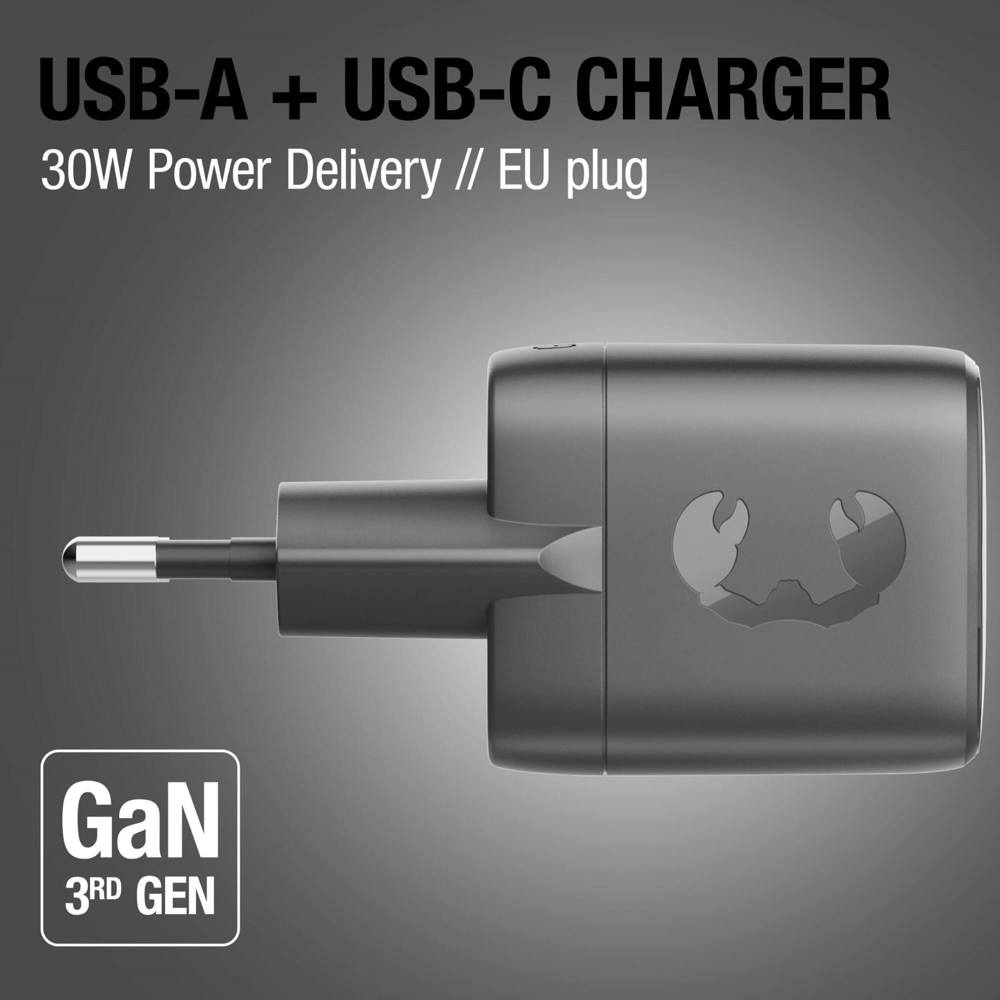Fresh 'n Rebel 30W Schnellladegerät GaN USB-C &amp; USB-A