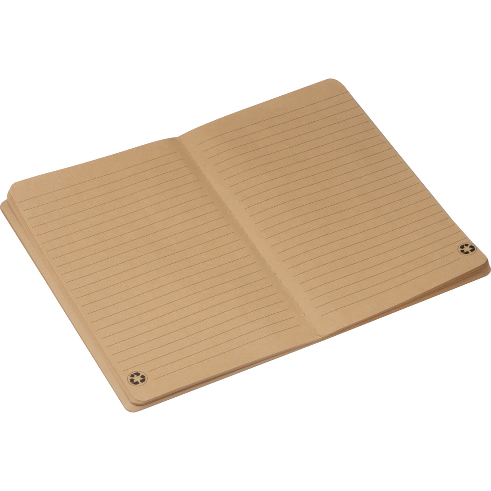 A5 Notizbuch aus Recycling Papier BENEDETTO
