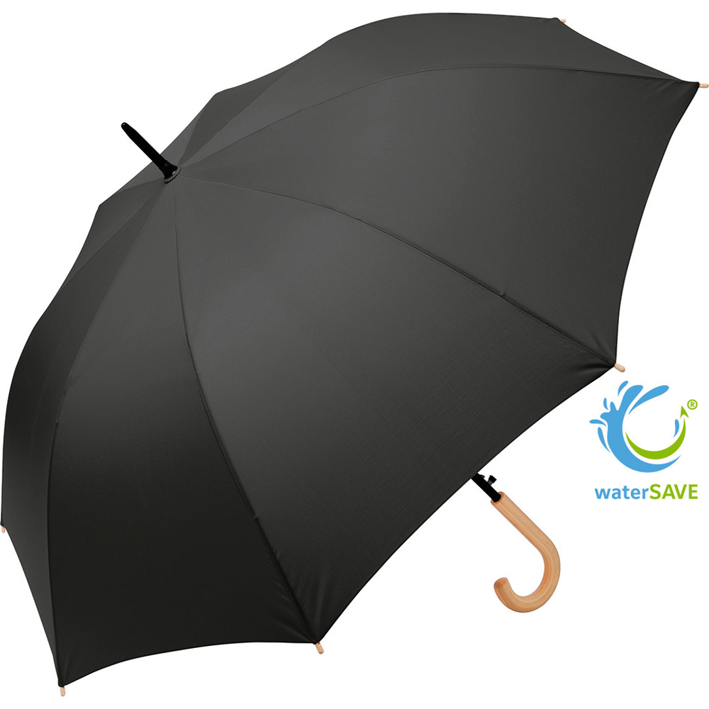 2314 AC-Gästeschirm ÖkoBrella - schwarz wS