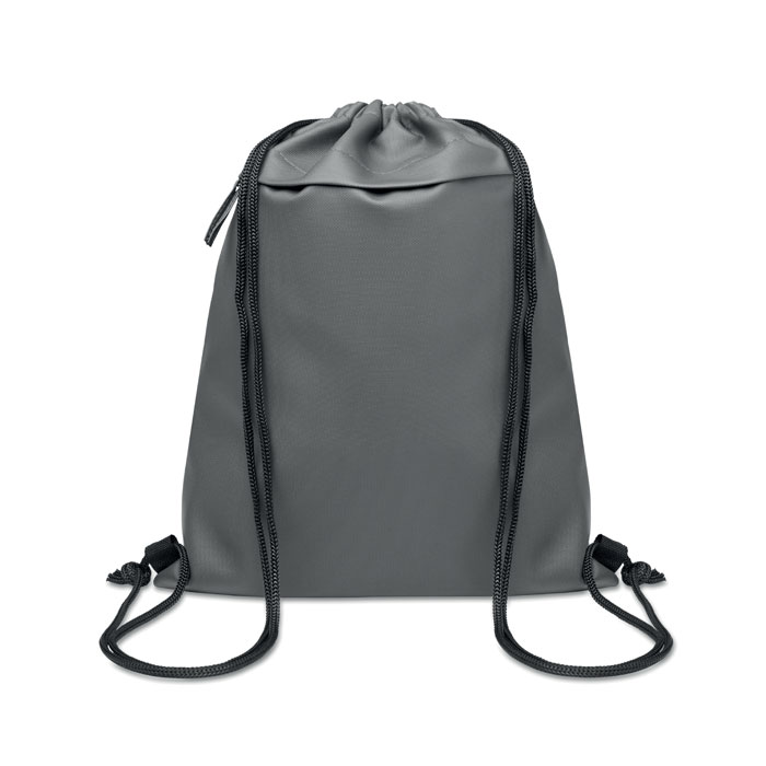 BANGKOK BAG - Beutel mit Kordelzug 600D RPET - steingrau
