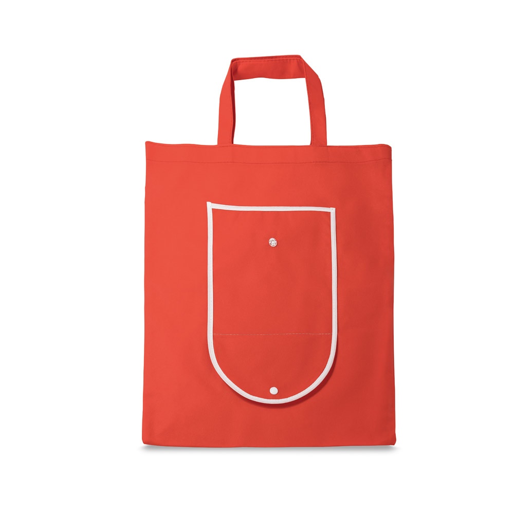 ARLON. Faltbare Einkaufstasche aus Non-woven (80 g/m²) - Rot
