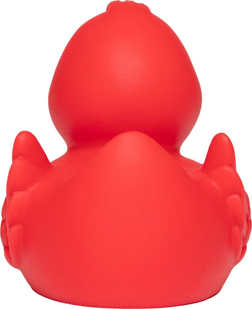 Quietsche-Ente, rot, 7,5 cm
