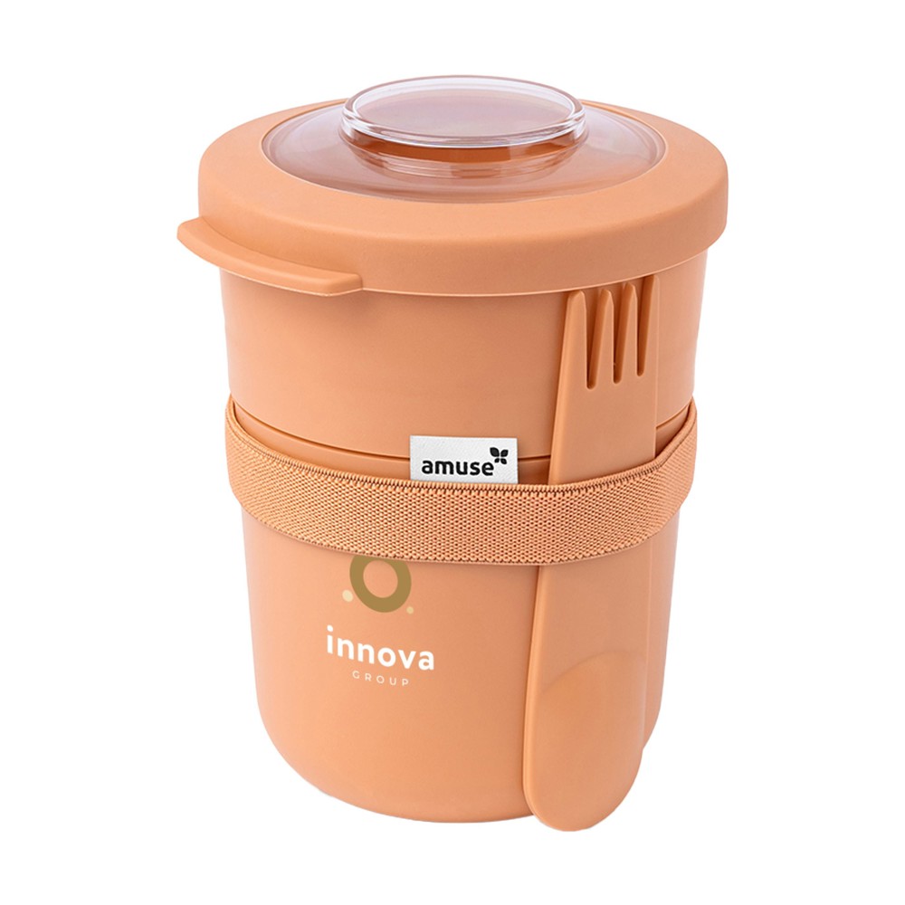 Amuse Tylla Food Bowl Duo 600 ml Lebensmittelbehälter - Orange