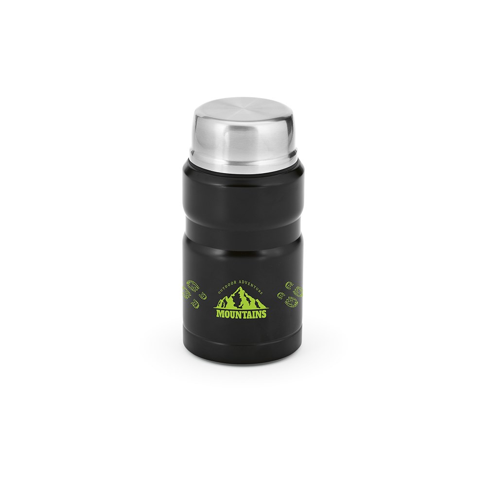 Dali 800 Thermobehälter recy.Edelstahl, 810 ml. Doppelwandig - Schwarz