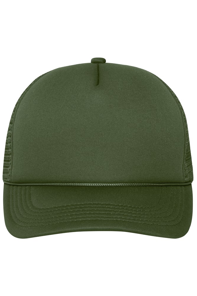 5 Panel Retro Mesh Cap - Dark-olive/dark-olive (ca. Pantone 5773C)