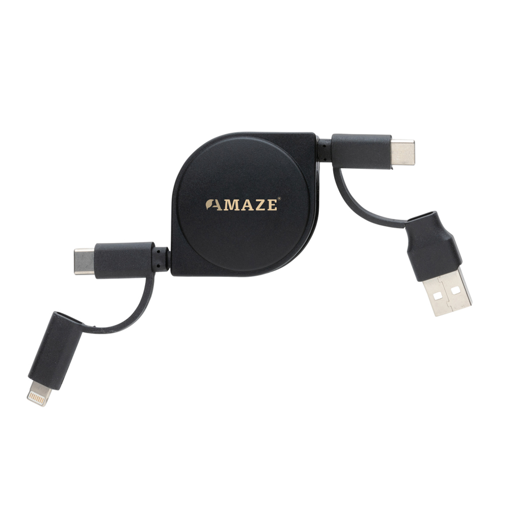 4-in-1 Kabel aus TPE und RCS Standard recyceltem Kunststoff