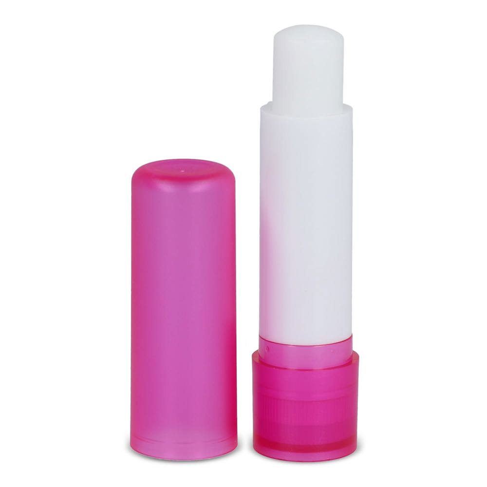 Klassischer Lippenpflegestift aus recycelten Materialien - Ecru / Rosa