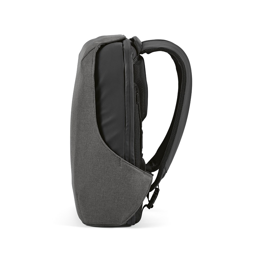 Abrantes 20L Rucksack rPET - TSA-Schloss und schnittfester Stoff - Dunkelgrau
