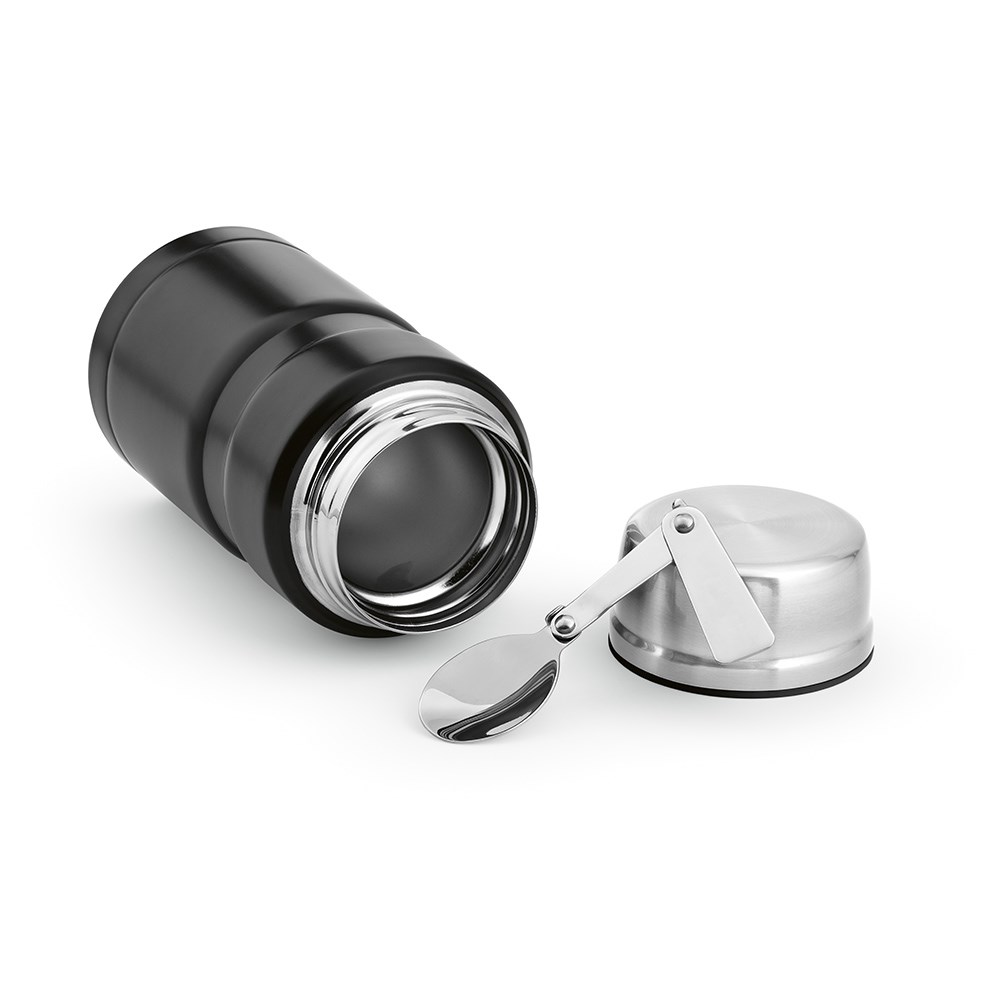 Dali 800 Thermobehälter recy.Edelstahl, 810 ml. Doppelwandig - Schwarz