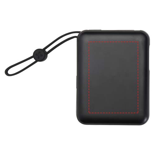 Acrux 35 W 10.000 mAh Tablet Powerbank mit integriertem Typ-C-Kabel aus recyceltem Kunststoff
