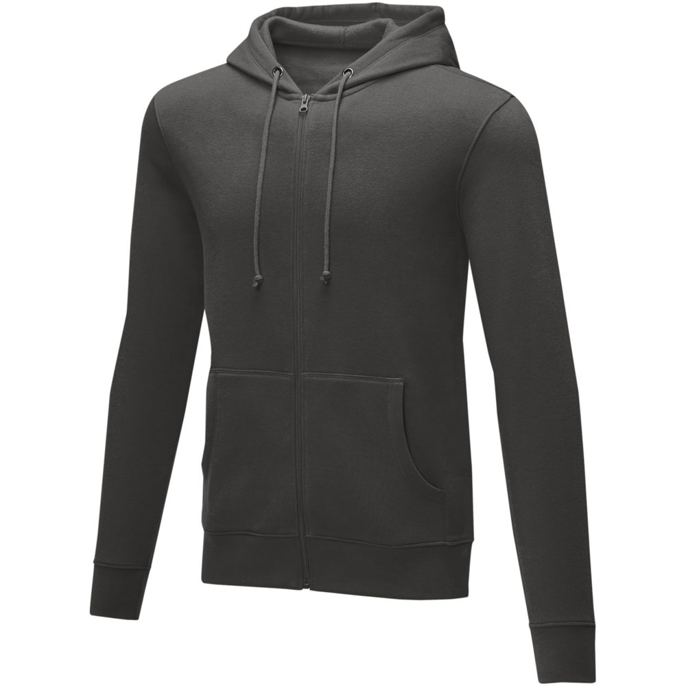 Charon 240 g/m² Herren Kapuzenpullover mit Reißverschluss - storm grey
