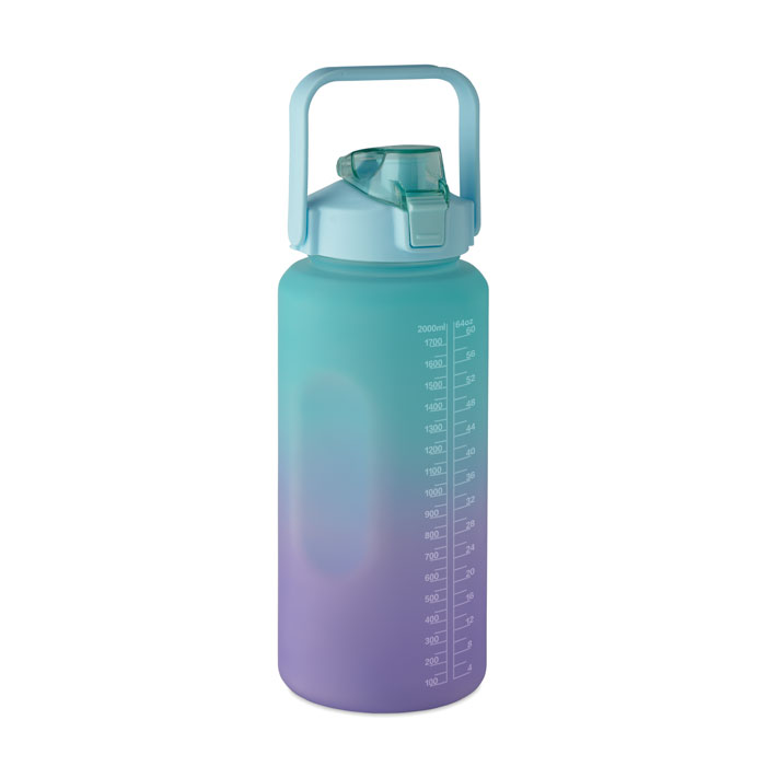 ACTIVATE MAX - RPET-Trinkflasche 2000ml - Türkis