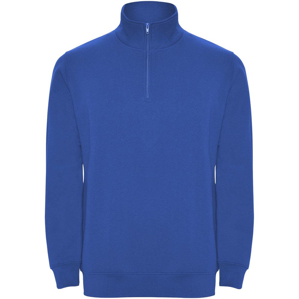 Aneto 280 g/m² Pullover mit Viertelreißverschluss - royalblau