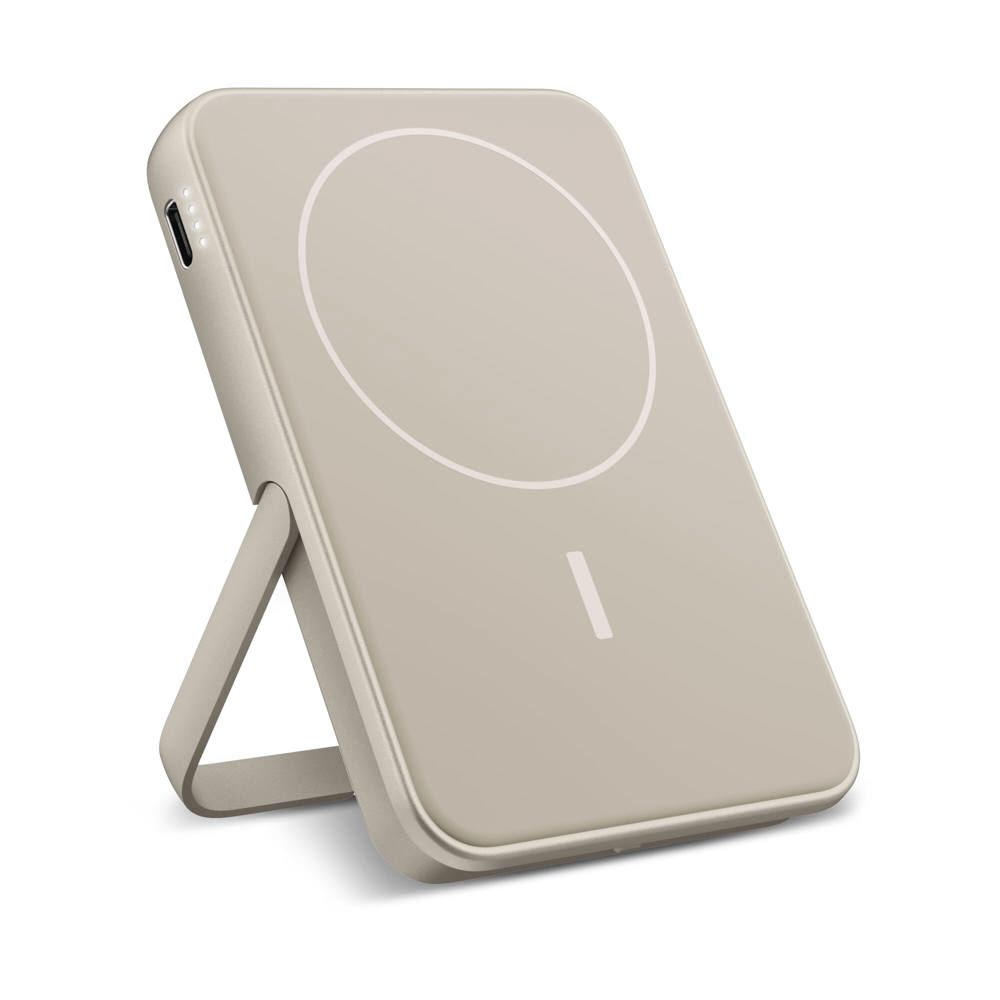 2PBM5000| Fresh 'n Rebel Kompatibel mit MagSafe MagSafe Powerbank Kabellose 5000mAh - Beige