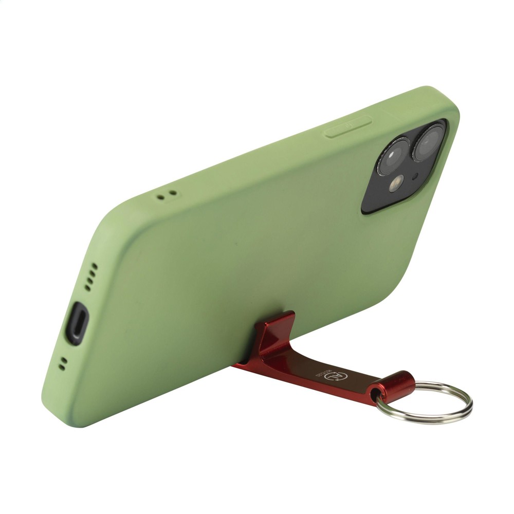 Alu Opener Phone Stand GRS Recycled Schlüsselanhänger