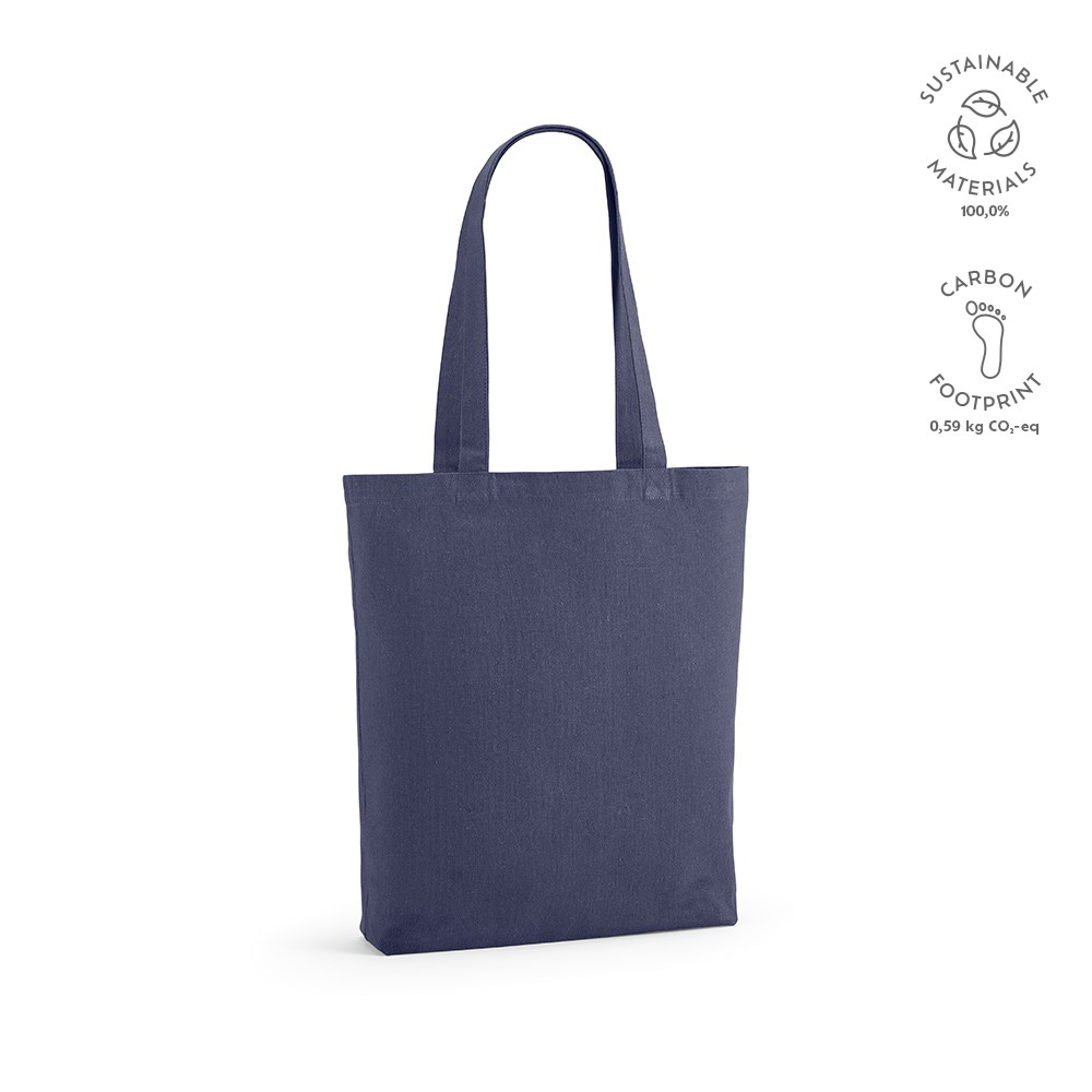 Annapurne Einkaufstasche recy.Baumwolle (180 g/m²). Mit Bodenfalte - marineblau