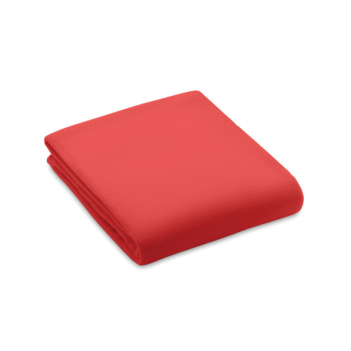BOGDA - RPET-Polar Fleece-Decke - rot