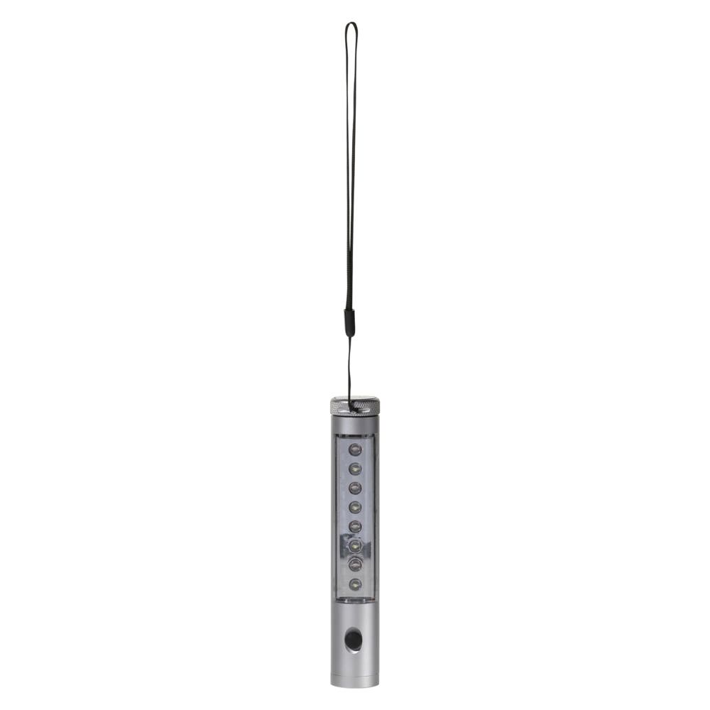 Aluminium Taschenlampe mit Magnet, 5+8 LED´s