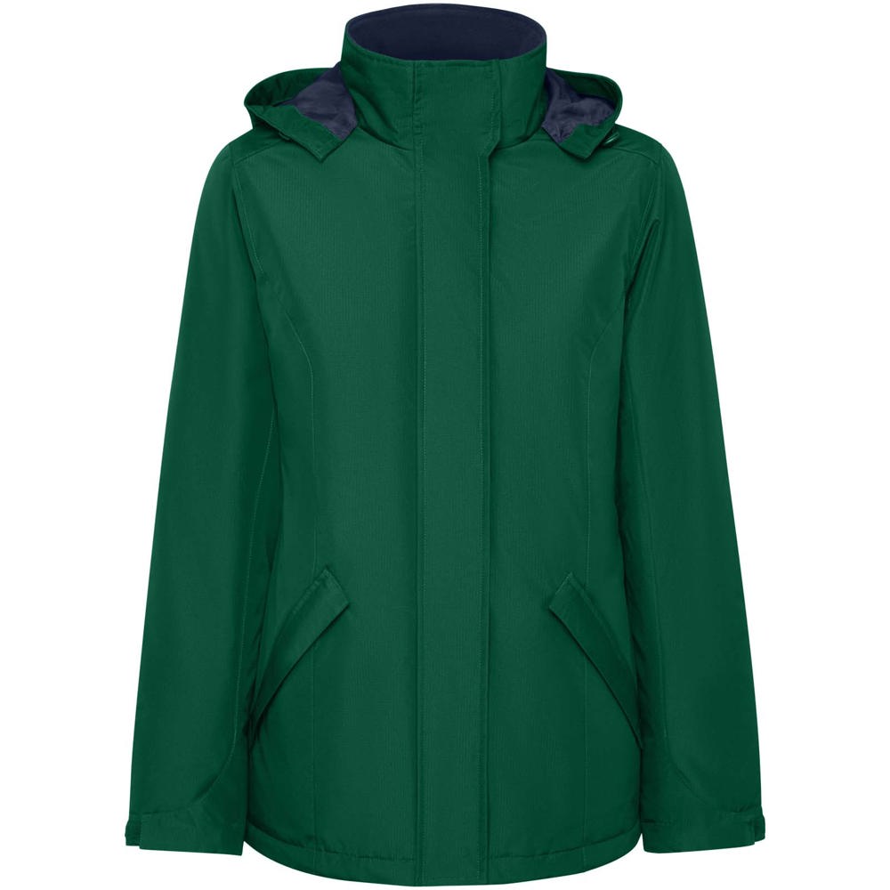 America wattierter Parka für Damen - Dunkelgrün