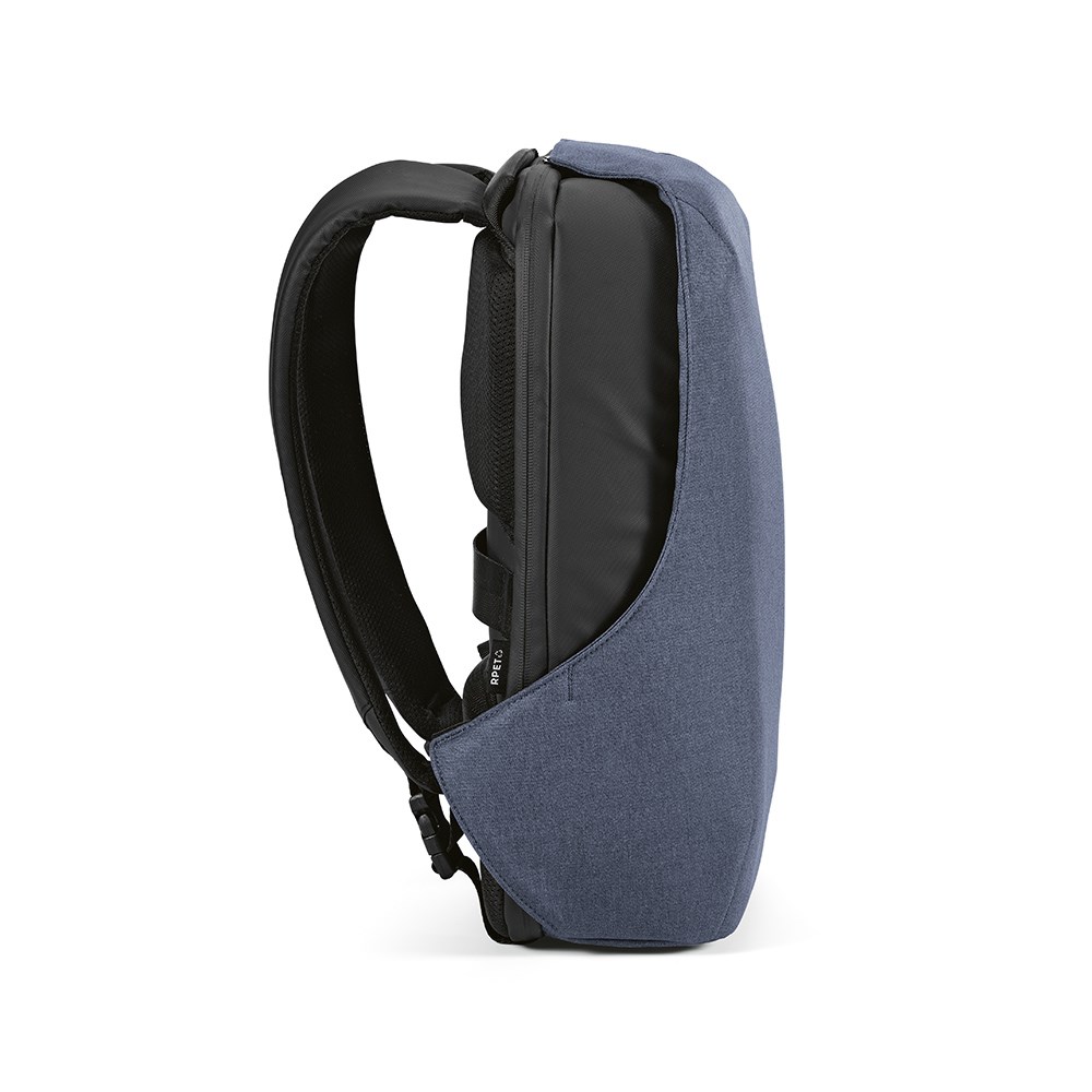 Abrantes 20L Rucksack rPET - TSA-Schloss und schnittfester Stoff - Blau