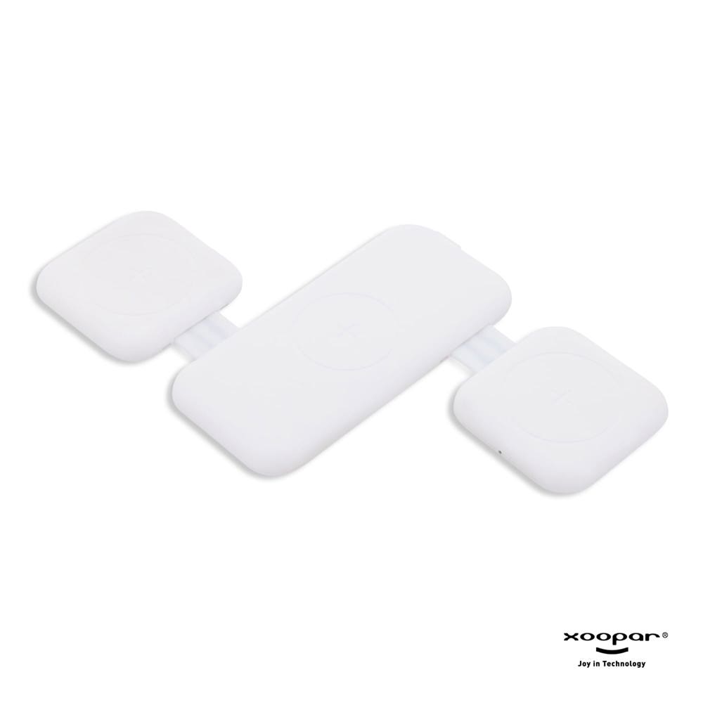 3188 | Xoopar Trafold 3 Wireless charger 15W - Weiss