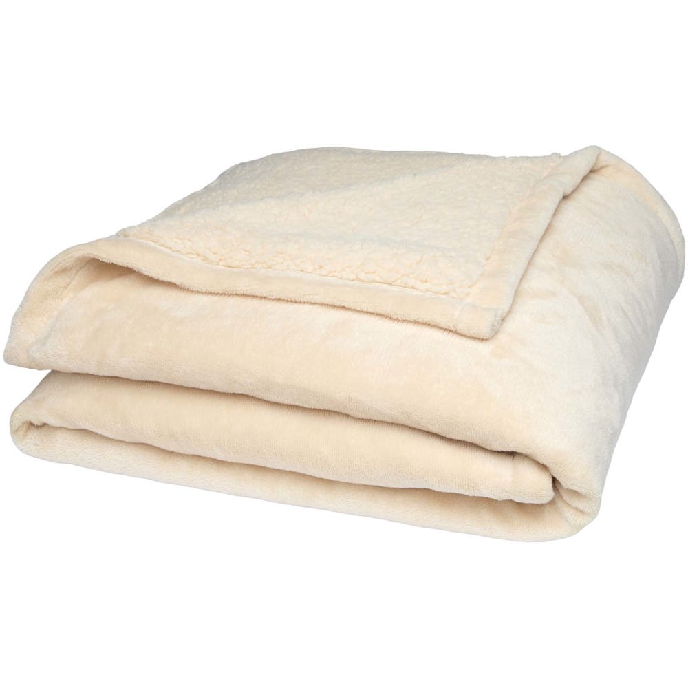 Ashen GRS-recycelte Sherpa Decke